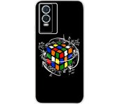 For Vivo Y76 5G 2021 Case Fundas Donut Butterfly Pattern Painting Etui Back Cover For Vivo Y76 Y 76 VIVOY76 5G Silicone Tpu Case