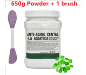 650g Chamomile Hyaluronic Acid Facial Moisturizing Mask Powder with Silicone Brush Increasing Skin Elasticity Rose Jelly Mask