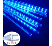 8 Tubes Meteor Shower Rain Led String Lights Street Garlands Christmas Tree Decorations for Outdoor New Year Fairy Garden Lights