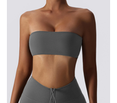 Ctenkevet-Sujetador sin tirantes para mujer, sujetador de Yoga, ropa interior deportiva para gimnasio, Top de tubo para mujer, Sujetador deportivo, Top corto de Fitness para mujer
