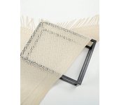 1pc Women's Solid Color Triangle Fringe Knit Scarf Shawl For Fall And Winter