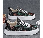 Zapatos de lona transpirables de verano para hombre Zapatos planos de suela suave