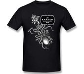 Mens Party tee with Kraken Design