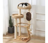 Árbol Rascador para Gatos: Torre de Gatos pequeños con Sisal Postes Rascador - Altura 68cm