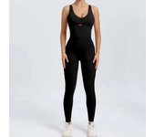 Seamless Yoga Jumpsuits Sports Fiess Hip-Lifting Cross Shoulder Strap Beauty Back One-Piece Gym Workout Tracksuits for Women