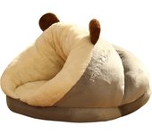 Cama Cálida de Invierno para mascotas, Cueva y bienvenida para Gatos, nest para Cachorros Casa, Bolsa de dormir para Perros Pequeños, suministros para mascotas