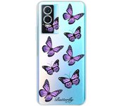 For Vivo Y76 5G 2021 Case Fundas Donut Butterfly Pattern Painting Etui Back Cover For Vivo Y76 Y 76 VIVOY76 5G Silicone Tpu Case