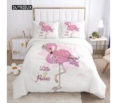Cartoon Duvet Cover Set King Size Cute Magic Girl My Little Princess Pattern Bedding Set for Girl Kid Polyester Pink Quilt Cover
