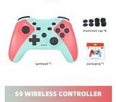 Wireless Controller For NS Switch Pro Gamepad Console For PC/Steam/Android Control with 6-Axis/Turbo
