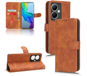 Carcasa de teléfono móvil de cuero volcado para vivo y78 y78plus y100 s16e y02 4G v2271a v2239 billetera con ranura de tarjeta d