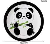 SSITO Globos desechables with temática de Panda, decoraciones para Tartas, suministros para Fiestas de niños