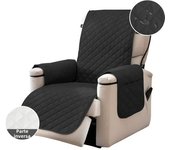 Cubierta De Silla Reclinable Impermeable Y Lavable Para Niños Y Mascotas Con Cinturones Elásticos Protector De Muebles