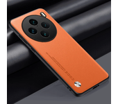 Luxury PU Leather Case For Vivo X100 Pro Back Cover Matte Silicone Full Protection Phone Case For Vivo X100 5G VivoX100 Pro