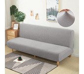 Funda de sofá cama sin brazos, funda de sofá sin reposabrazos, funda de futón plegable elástica a prueba de polvo, Fundas extraíbles elásticas para sofá
