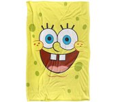 Spongebob Blanket,Spongebob Goofy Smile Face Silky Touch Super Soft Throw Blanket