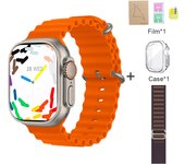 2025 New HK9 Ultra 2 Smartwatch Bluetooth Call Voice Assistant Information Reminder Screen Pointer Compass AMOLED Compatible with Android IOS Smartwatch
