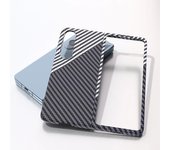 Plastic For Samsung Galaxy Z Fold 3 5G Case Carbon Fiber Hard Protection Cover