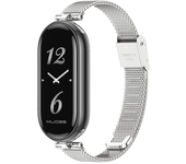 Strap For Mi Band 9 8 7 6 5 4 3 Smart Bracelet Women Girls Fashion Metal Mesh Watchband Replacement Accessories