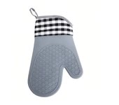 Guantes para Horno de Cocina, Manoplas Horno Resistentes, Guantes de Horno Resistentes al Calor , Juego de  Cocina de Silicona Resistentes al Calor Aptos para cocinar, Hornear y Asar