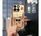 Graffiti Anti-knock Phone Case For ZTE Blade A35/A55 Back Cover Cartoon Waterproof TPU Cute Shockproof Cover Full wrap