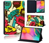 For Samsung Galaxy Tab A8 10.5/A7 Lite 8.7/A7 10.4/A A6 10.1/A 8.0/10.1/10.5 Inch Graffiti Art Pattern Leather Tablet Stand Case