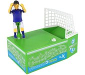 Novelty gift cartoon football savings pot electric piggy bank Soccer Player Goal Kicking Coin Bank Football Piggy Bank Money Box