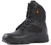 Botas de combate masculinas, botas tácticas, Botas del desierto al aire libre, material de suela Pu alto y cómodo y lona de algodón