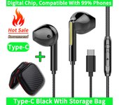 VAORLO 6D Wired Earphones With HD Mic Surround Stereo Subwoofer HiFi Deep Bass In Ear Earbud For Gaming Exercise Vedio Call Live