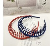 2PCS non slip plastic headband, easy to comb thin headband, versatile and fashionable, suitable for both men and women