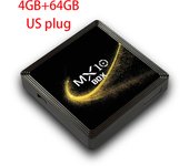 MX10 televisión box Android doméstico 5G WiFi Bluetooth decodificador de tv por internet 4K