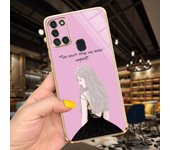For Samsung Galaxy A21s Case Colorful Butterfly Pattern Luxury Plating Phone Case Back Cover For Samsung A21s A215F A 21s Etui