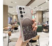 Funda de teléfono para Galaxy S23 Ultra, S22 Ultra, S24 Ultra, S24 ,S23, S22 Plus Glitter Magnetic Transparent Gradient