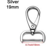 4 Colors Metal Belt Keychain Leather Strap Buckles Trigger Clips Detachable Snap Hook Pet Leash Hooks