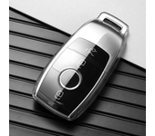 Transparent TPU Car Key Case Cover for Mercedes Benz E C S GLC Class E200 E400 E63 W213 S550 S560 C260 A200 Key Shell Protector
