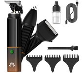Hair Clippers for Men T-Blade Trimmer Electric Shaver Razor Nose Hair Trimmer Set,Beard Trimmer Grooming Kit 3 in 1 for Nose Ear Body Face Mustache,Father Gifts for Him