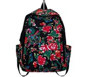 Mochila de tela floral grande mochila de gran capacidad mochila para estudiantes masculinos