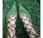 Zapatos planos de verano para mujer, vestido de hoja con personalidad, zapatos puntiagudos con cordones