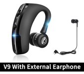 VAORLO V9 Bluetooth Earphone Sport Driver Car Wireless Headphone With Mic HD Handsfree Calling Stereo Muics Business Headsets