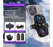 K11/K12 Mobile Phone Live Streaming PUBG Game Cooler Semiconductor Back-clip Cooling Fan for IOS Android Universal Radiator