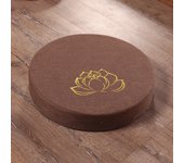 40X6cm Yoga Meditate Cushion Linen Meditate Backrest Pillow Japanese Tatami Mat Removable and Washable Round Yoga Mat 40X10cm