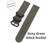 Nylon Band 18mm 20mm 22mm 24mm Repment Watch Strap for Samsung Gear Amazfit MOTO Universal Knit Bracelet with Pins