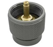 Outdoor Camping Hiking Stove Burner Adaptor Vae Cydrical Portable Aluum Alloy Furnace Converter for Propane Gas Can