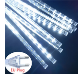 8 Tubes Meteor Shower Rain Led String Lights Street Garlands Christmas Tree Decorations for Outdoor New Year Fairy Garden Lights