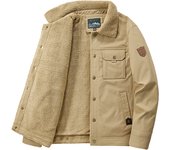 Men 2024 Winter New Fleece Thick Warm Jacket Men Fashion Casual Windproof Coat Men Autumn Outwear Tactics Military Jacket Men