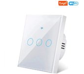 WiFi Smart Switch Interruptor Táctil Temporizador de Pared 220V Sin Cableado Neutro Graffiti Smart Life Panel de Interruptores de Control de Luz