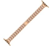 Reloj De Apple Fino Cinturón De Reloj De Metal De Diamante Completo Para Apple Watch 8/SE/7/6/5/4/3/2/1