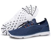 Zapatos de agua de secado rápido para Hombre mujer, zapatos de playa descalzos, calzado deportivo,EU36-51,Azul