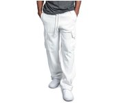 Pantalones de trabajo multibolsillos en Europa y Estados Unidos pantalones de guarda para hombre pantalones con cordón elástico