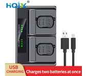 HQIX for Leica Q2 SL2 SL(TYP 601) Camera BP-SCL4 Dual Charger Battery