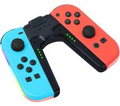 Joy Controller For Switch Mando Joystick Dual Gamepad para Switch oled Joypad with RGB Turbo Vibration 6 axis